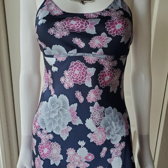 y2k floral print sleeveless maxi slip dress - Picture 7 of 7